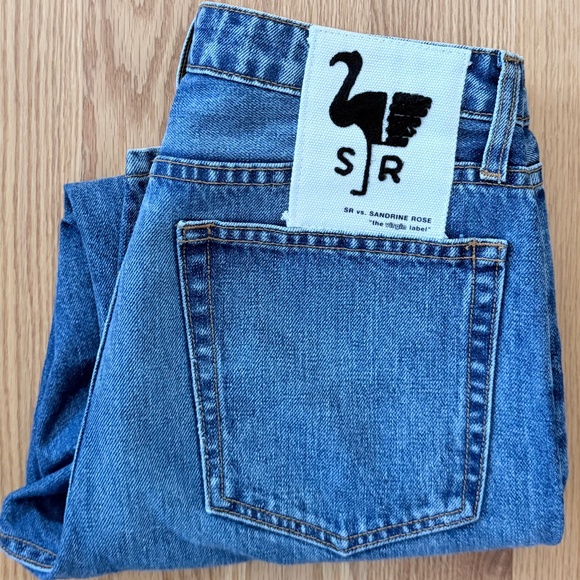 Sandrine Rose x Free People NWOT High-Rise Button-Fly Jeans - Picture 2 of 14